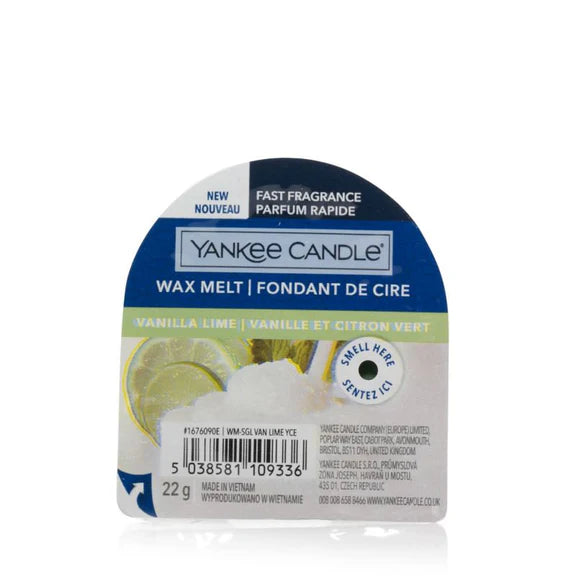 Yankee Candle Wax Melt Vanilla Lime