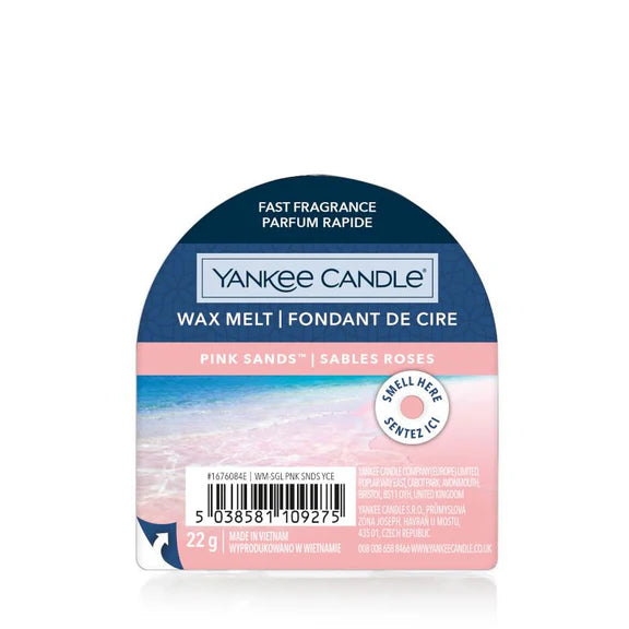 Yankee Candle Wax Melt Pink Sands