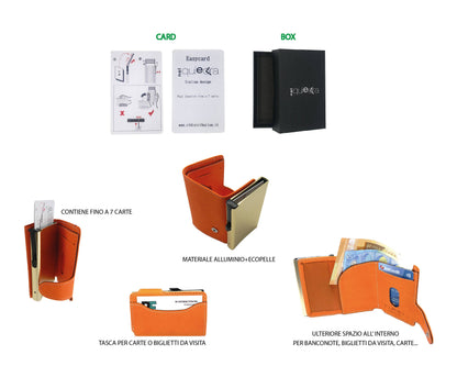Wallet and card holder: Green