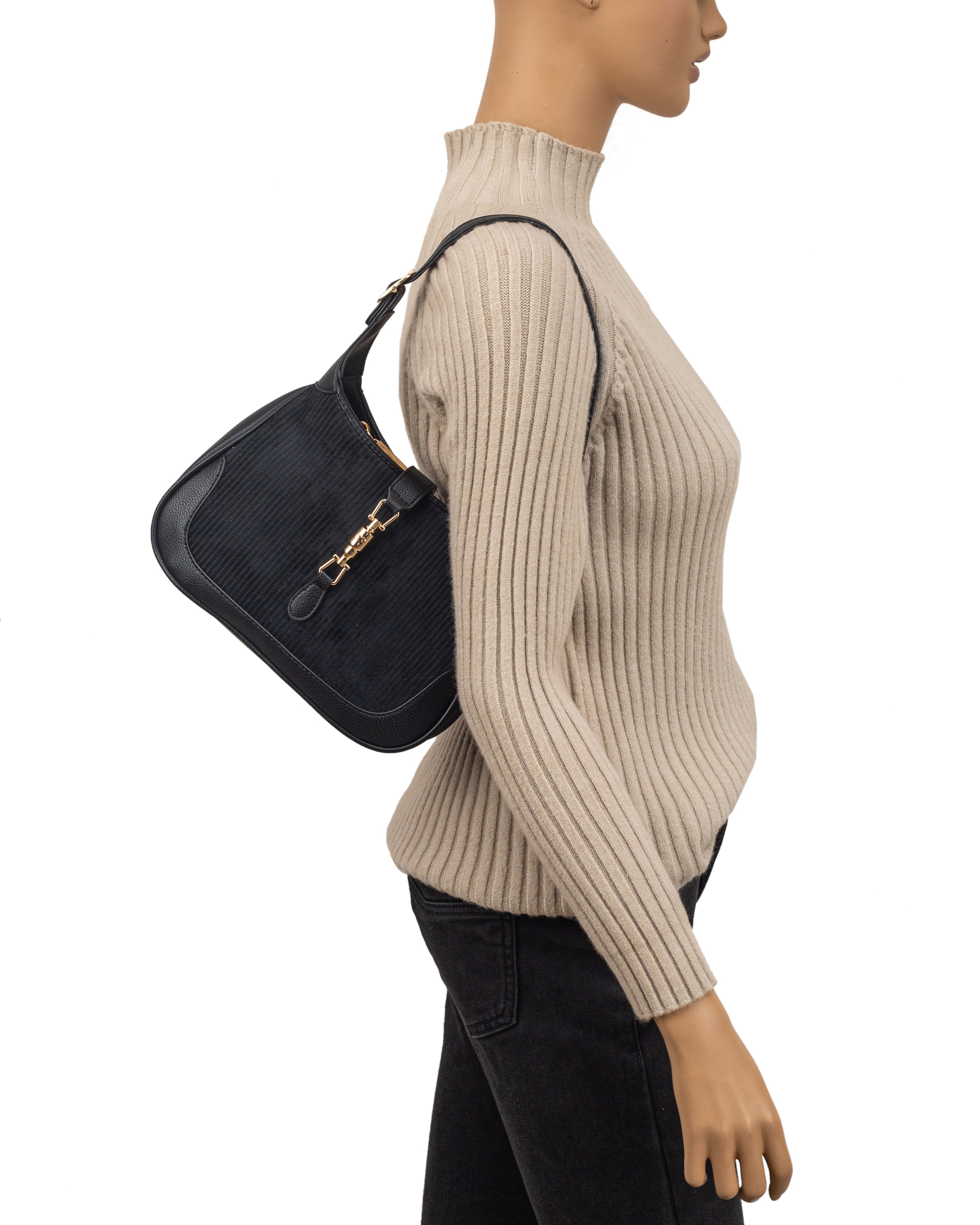 EMILIE SMALL SHOULDER BAG Black