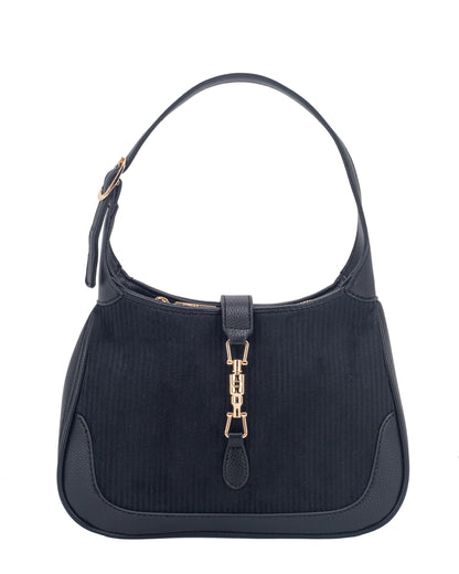 EMILIE SMALL SHOULDER BAG Black