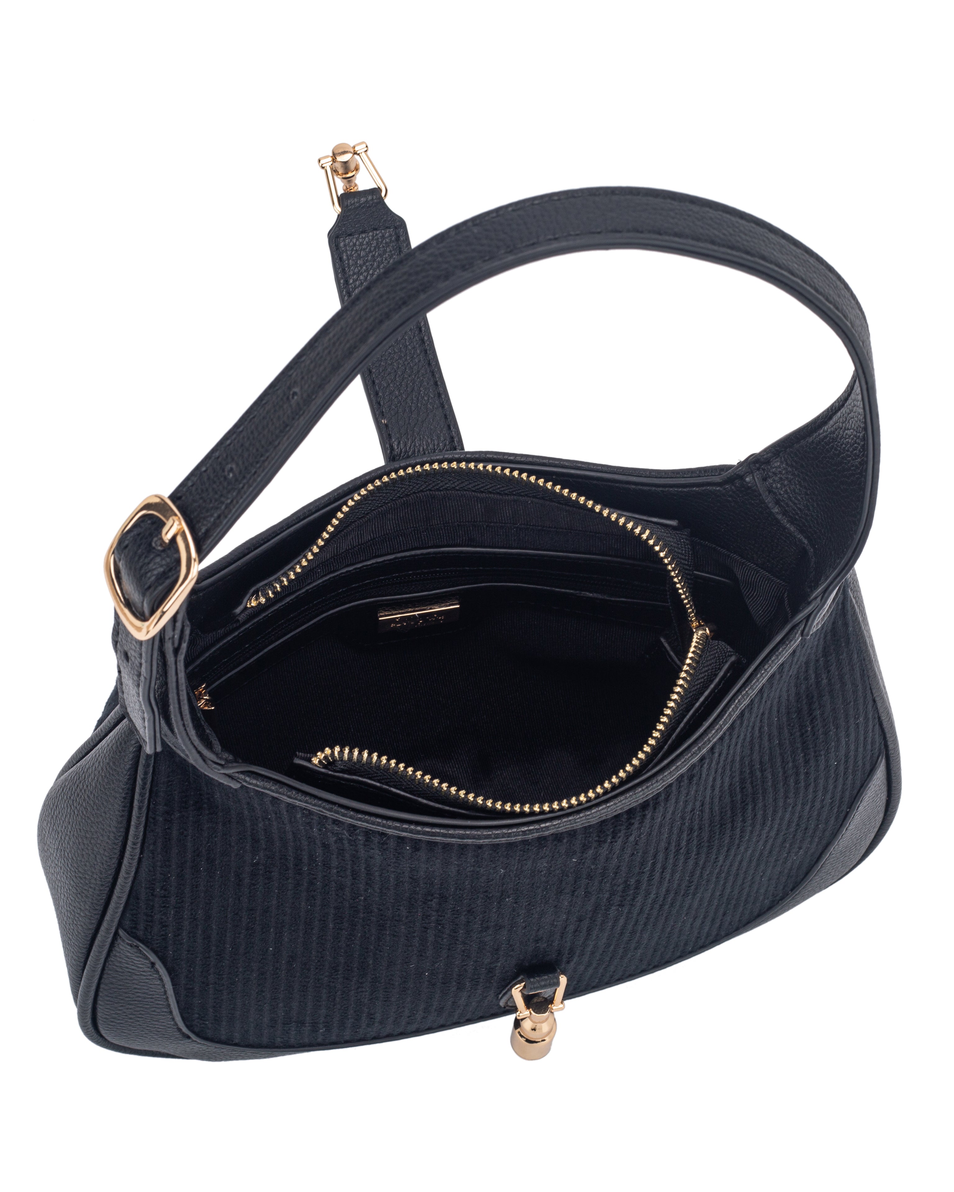 EMILIE SMALL SHOULDER BAG Black