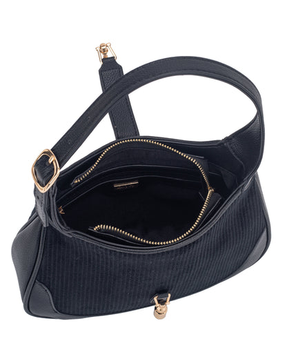 EMILIE SMALL SHOULDER BAG Black