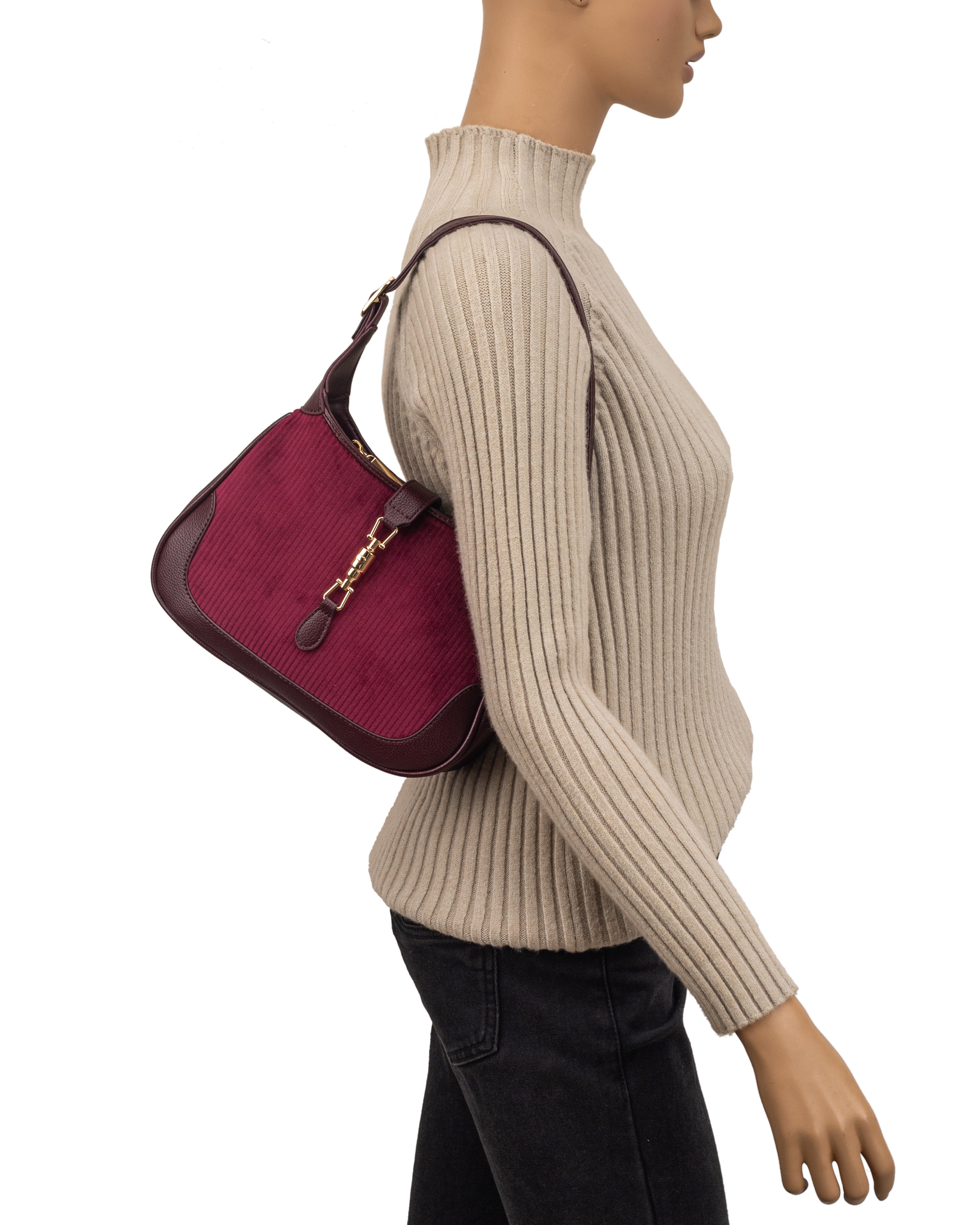 EMILIE SMALL SHOULDER BAG Cherry