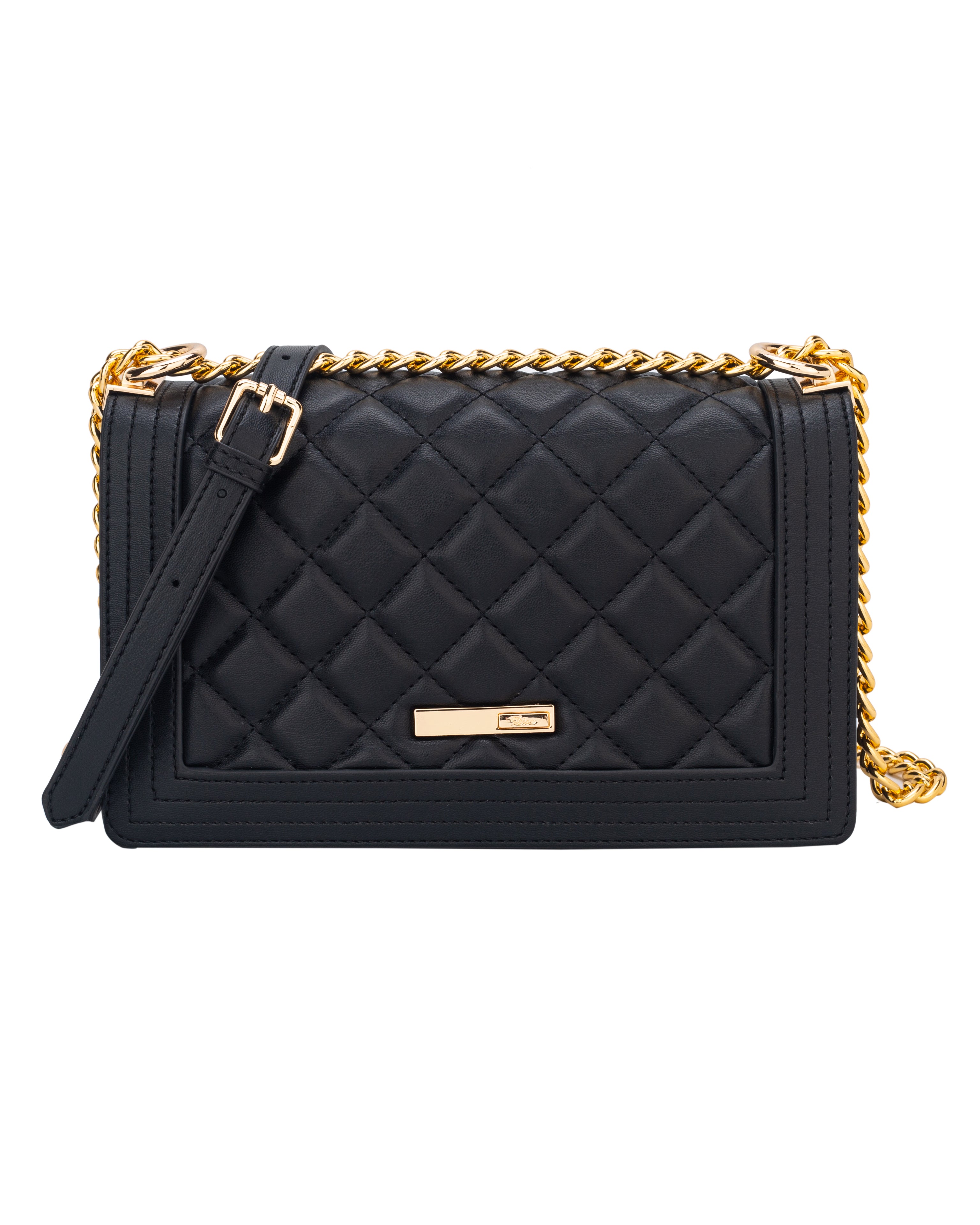 Innsbruck Flapover Crossbody Bag Red/ Black