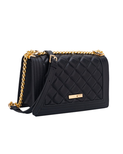 Innsbruck Flapover Crossbody Bag Red/ Black