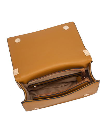 Innsbruck Flapover Crossbody Bag Red/ Black