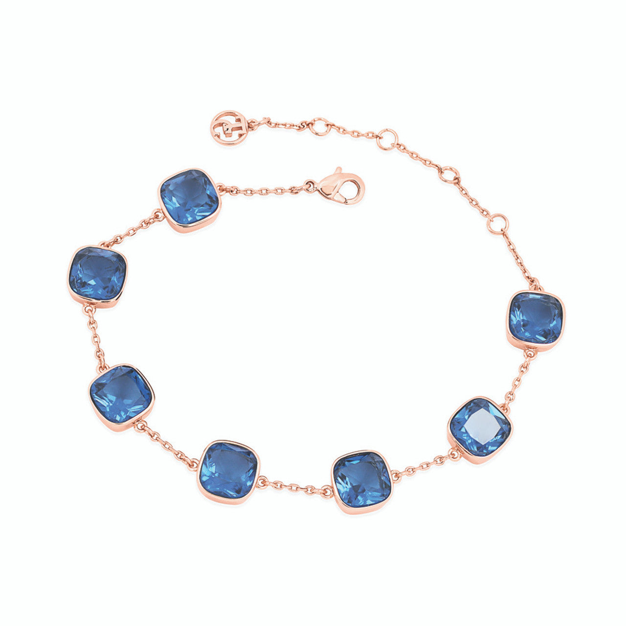 M.O'HARA BLUE CUSHION STONE RG BRACELET