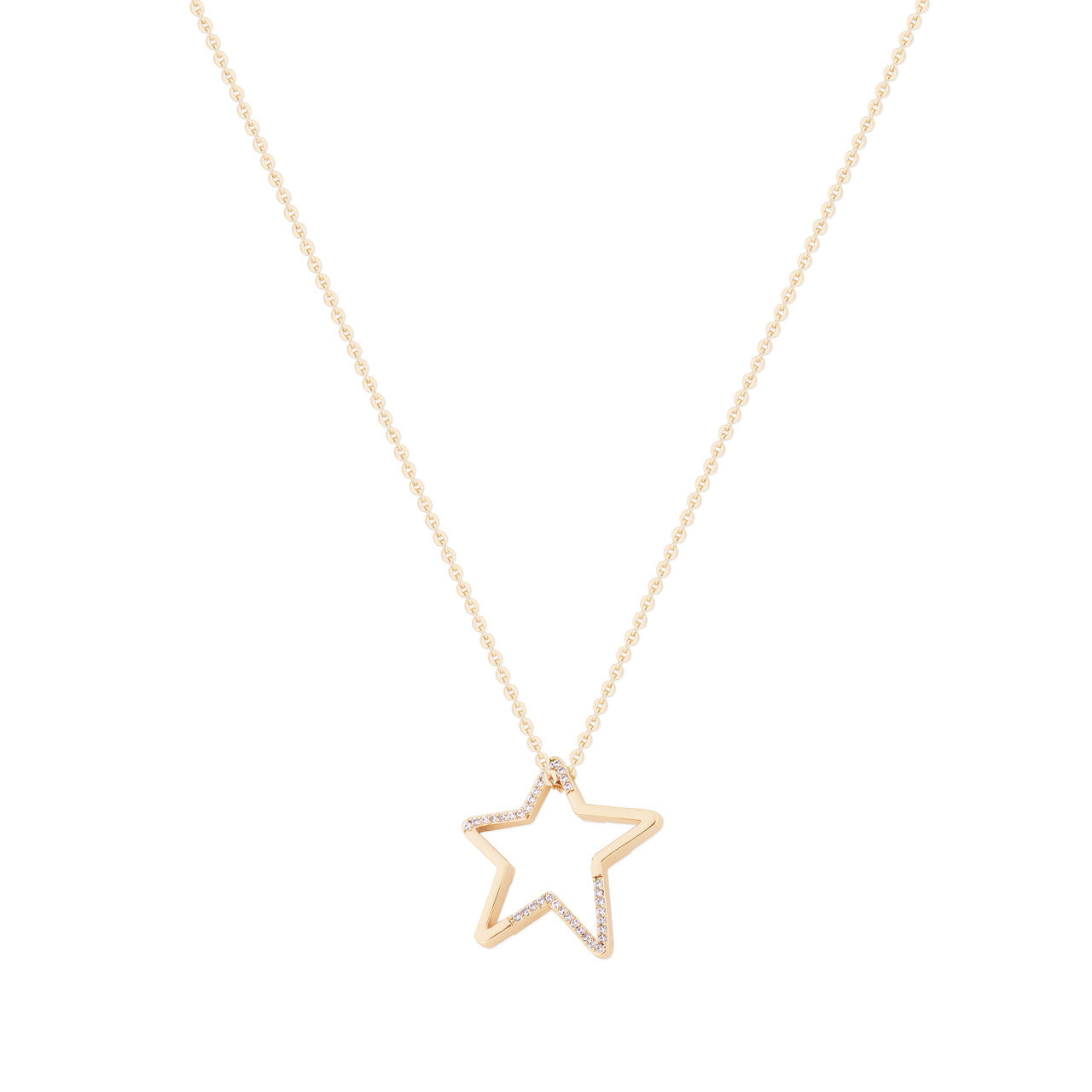 Tipperary Star Cut Out Pendant Gold