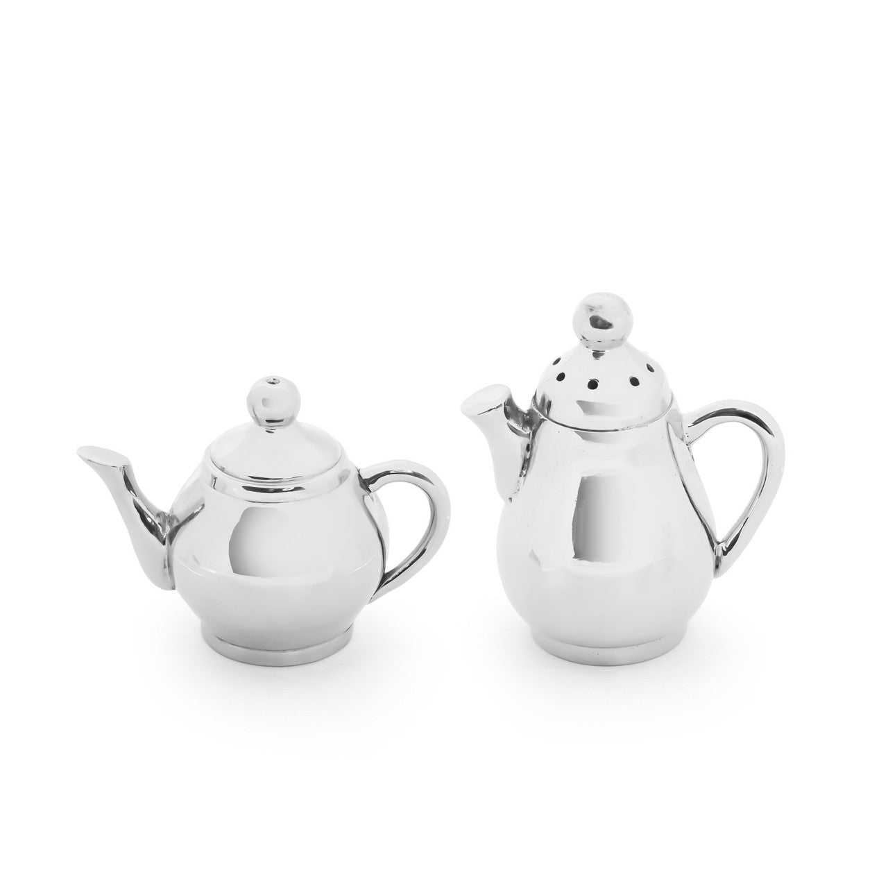 Silver Tea And Coffee Pot Salt And Pepper Shaker