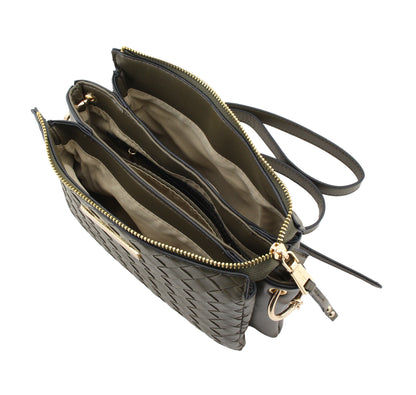 Lena Crossbody Bag Green/Black