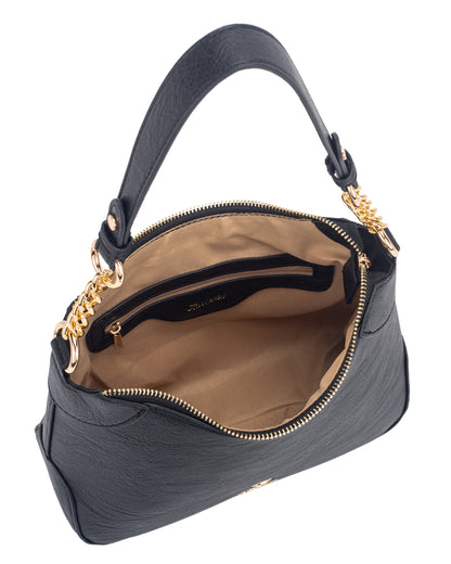 Helene Medium Tote Black/Aubergine