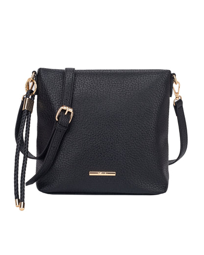 Orchid north/south Crossbody Bag Black