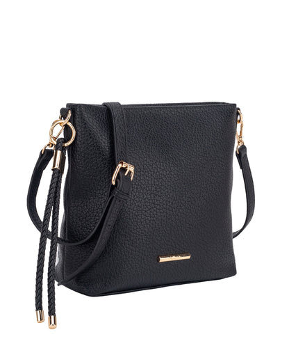 Orchid north/south Crossbody Bag Black