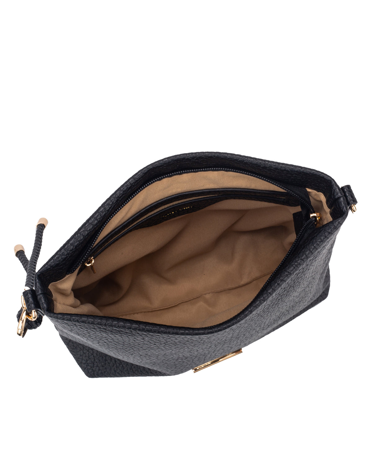 Orchid north/south Crossbody Bag Black