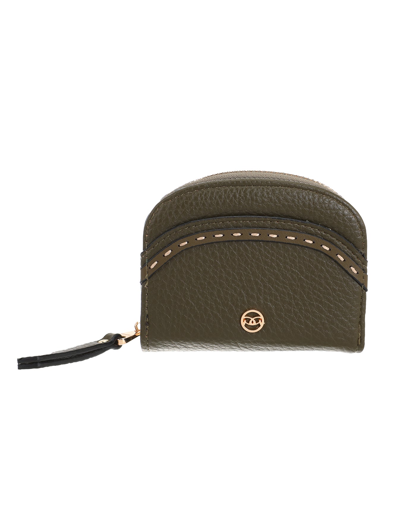 Audrey Purse Black/Green/Red Zip Around