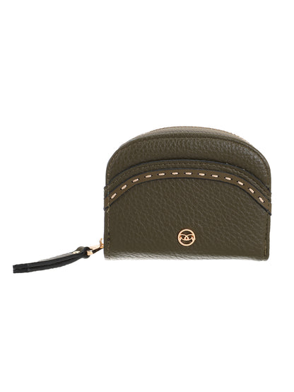 Audrey Purse Black/Green/Red Zip Around