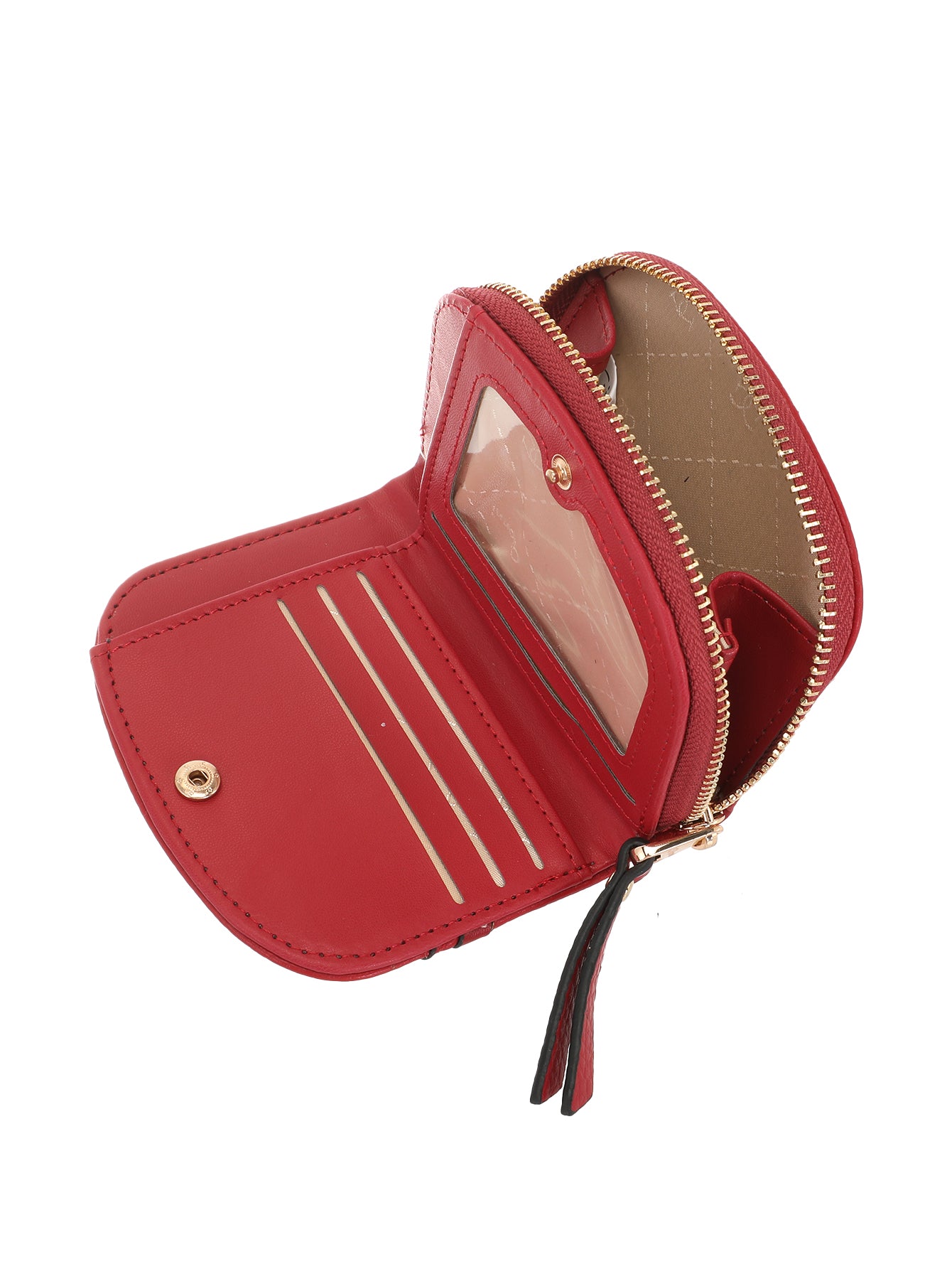 Audrey Purse Black/Green/Red Zip Around