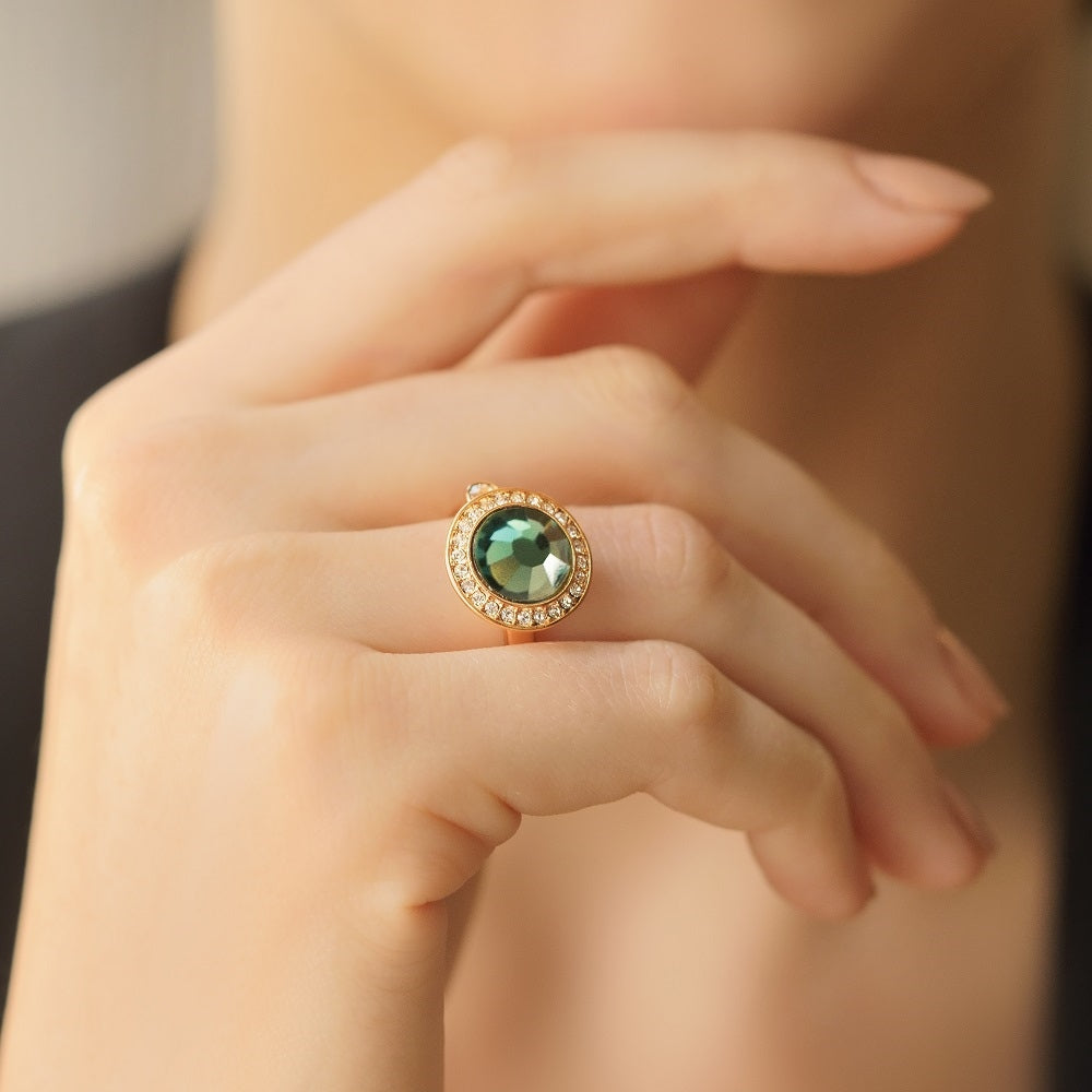 Ring with Montana Coloured Stone