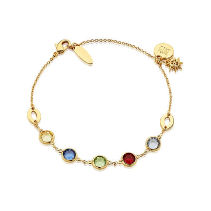 Newbridge Bracelet with Multi Coloured Stones
