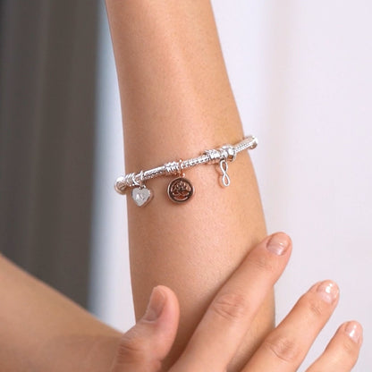 Silverplate Charm Bracelet