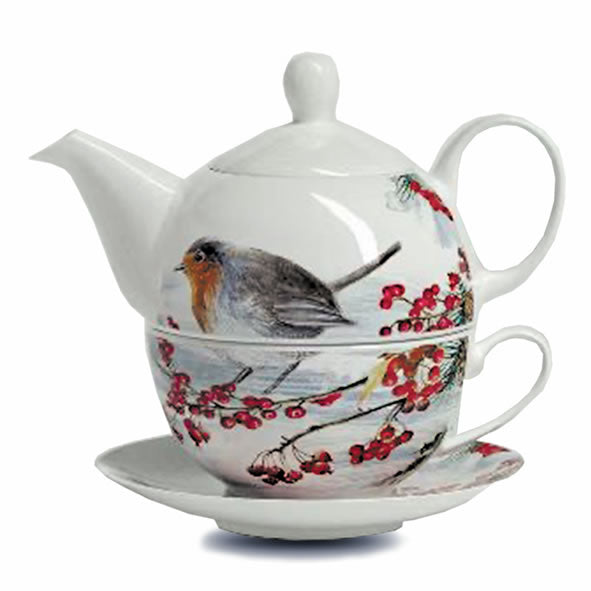Robin Tea For One Bone China Set