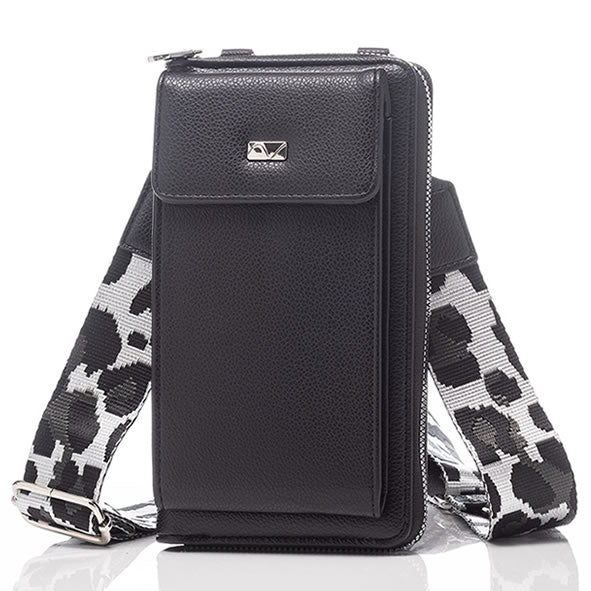 Gia Black Mobile Holder Purse/Bag