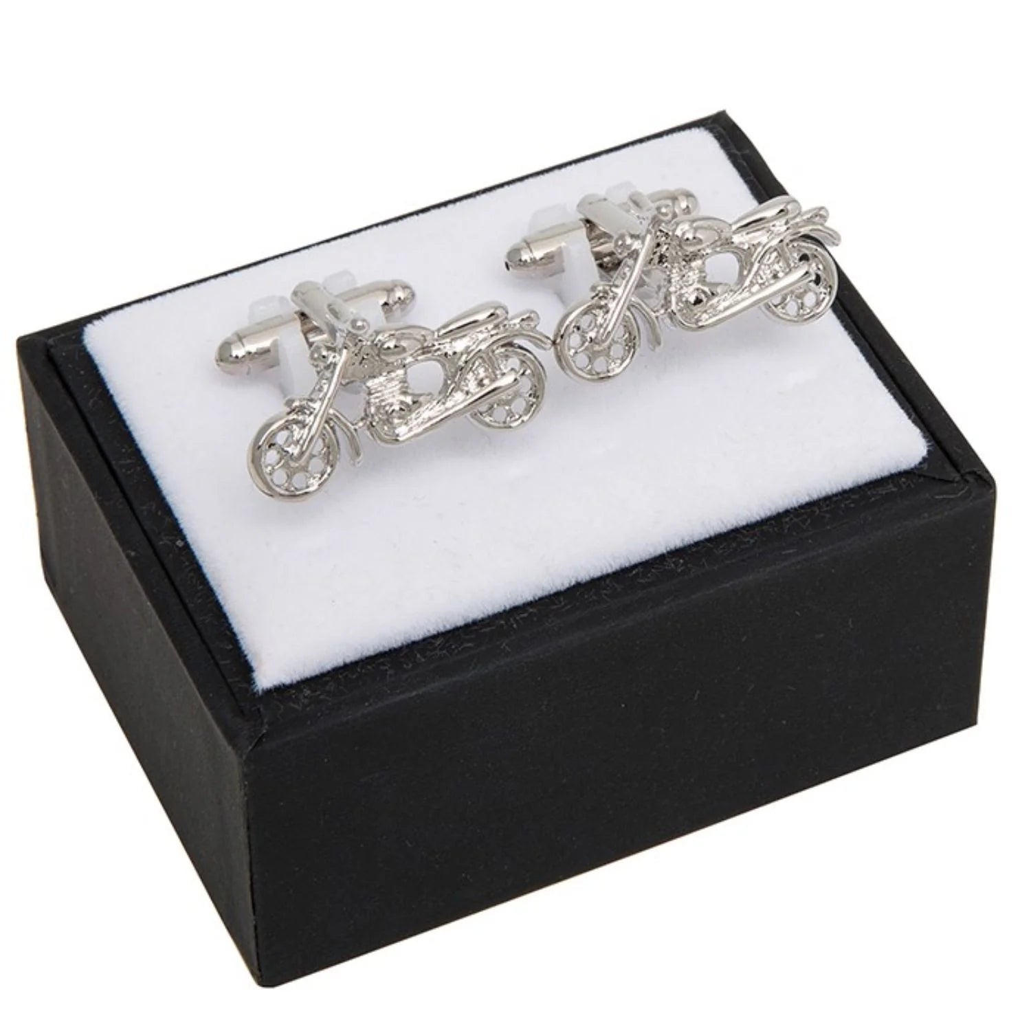 men motorbike cuff links