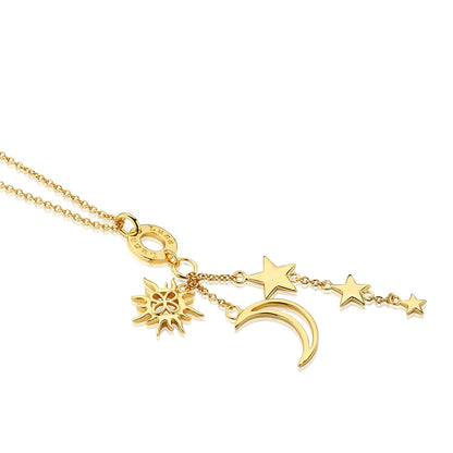 Silverplate Necklace with Charms