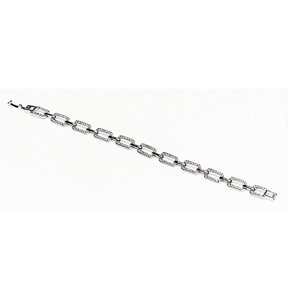 Newgrange Silver Diamond Bracelet