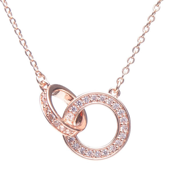 Rosegold Interlocking Pendant