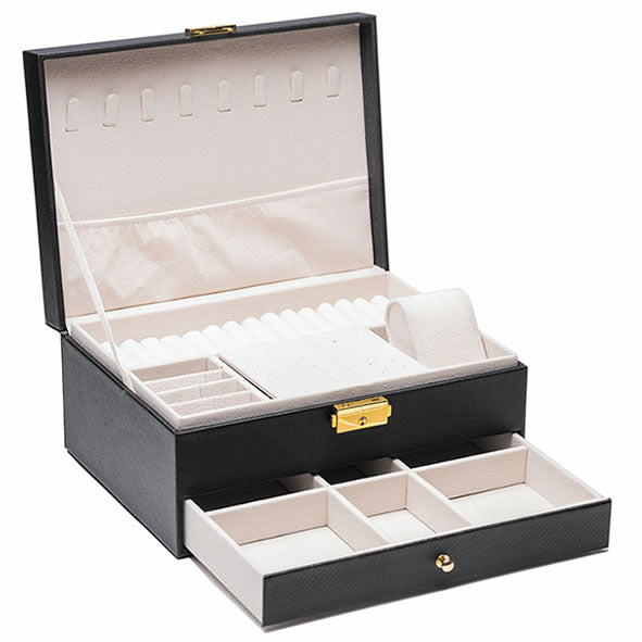 Newgrange Living Jewellery Box - Black large