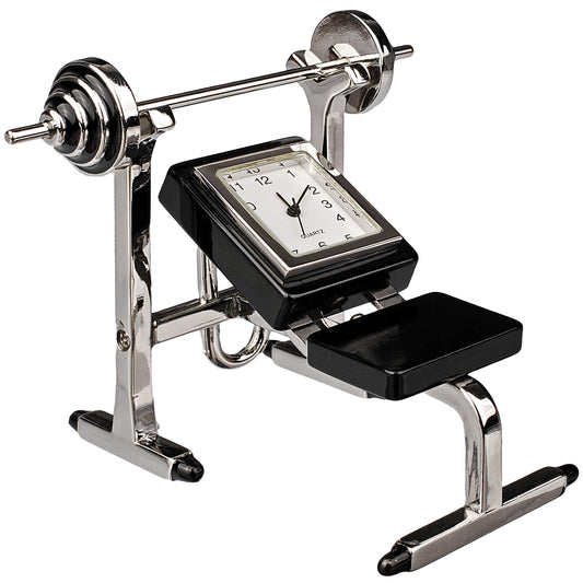 miniature Bench Press Clock