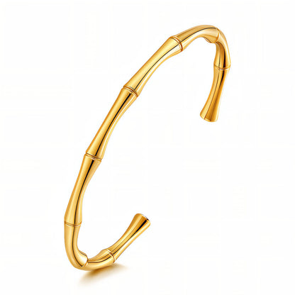 Bracelet, 18K Gold Plated Steel