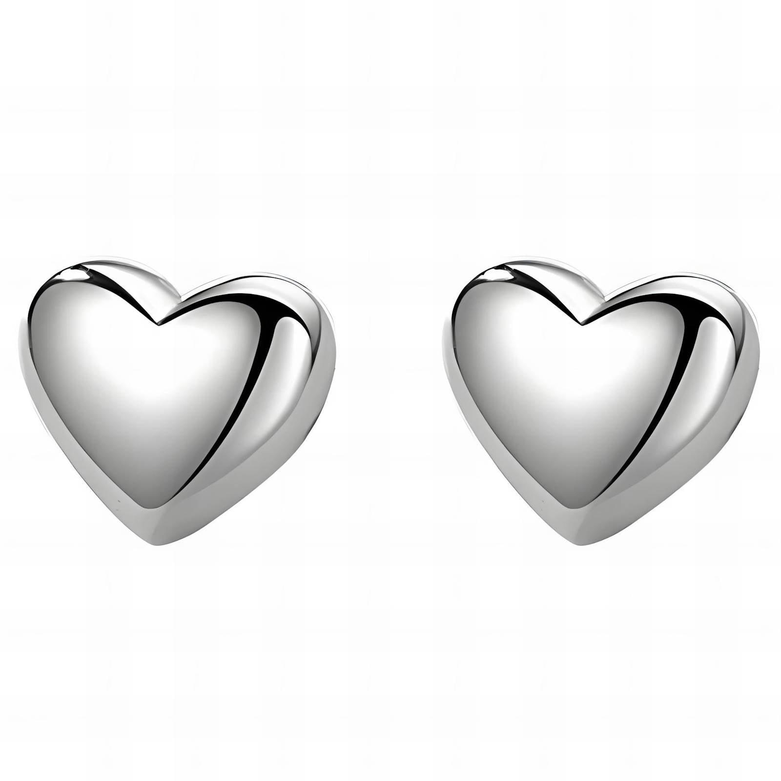 Hearts Earrings, Stainless Steel
