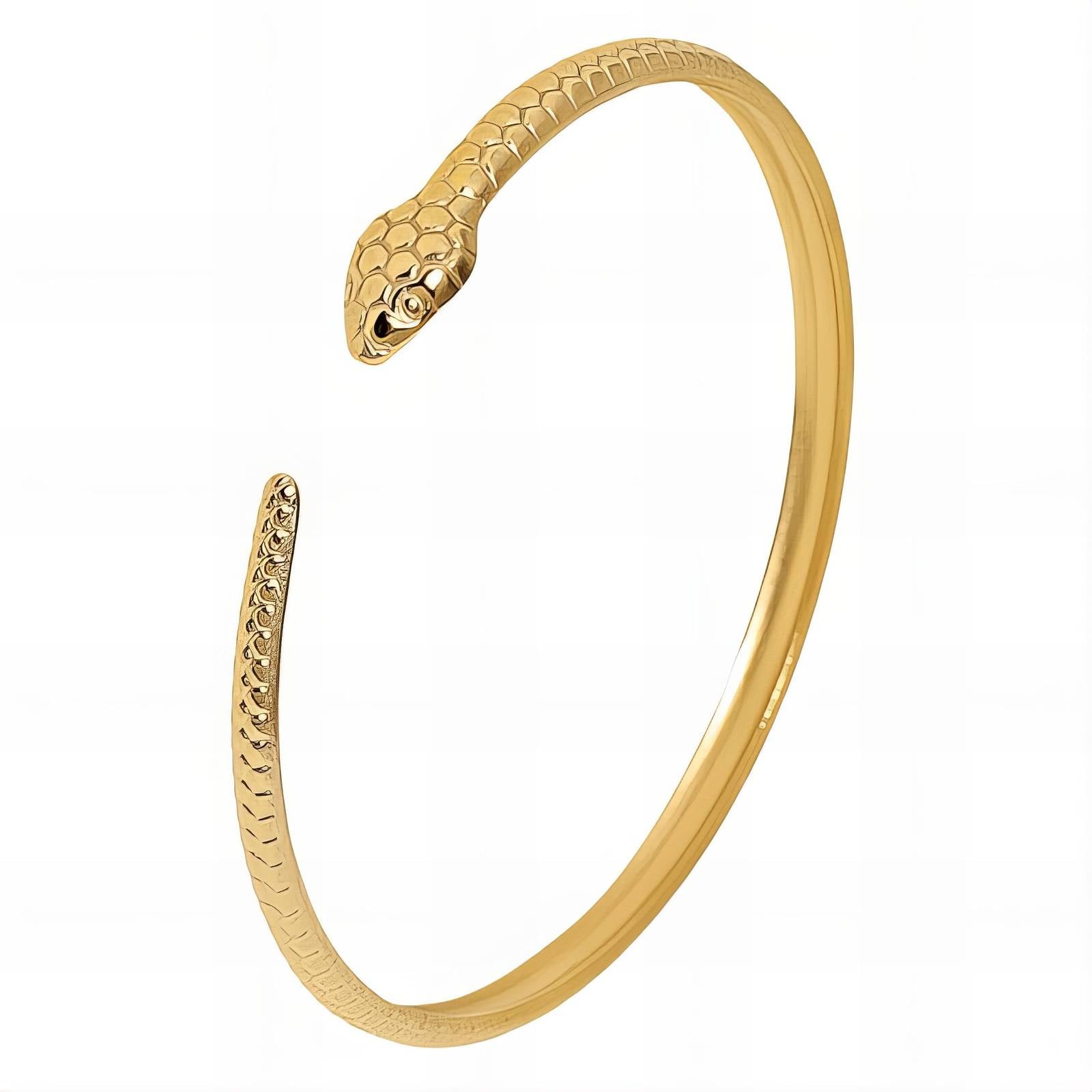 Bracelet, 18K Gold Plated Steel