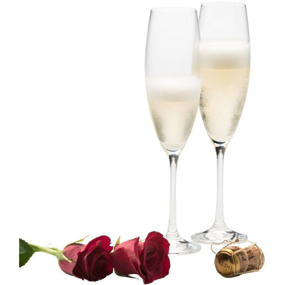 Galway Crystal Elegance Champagne/Prosecco Pair