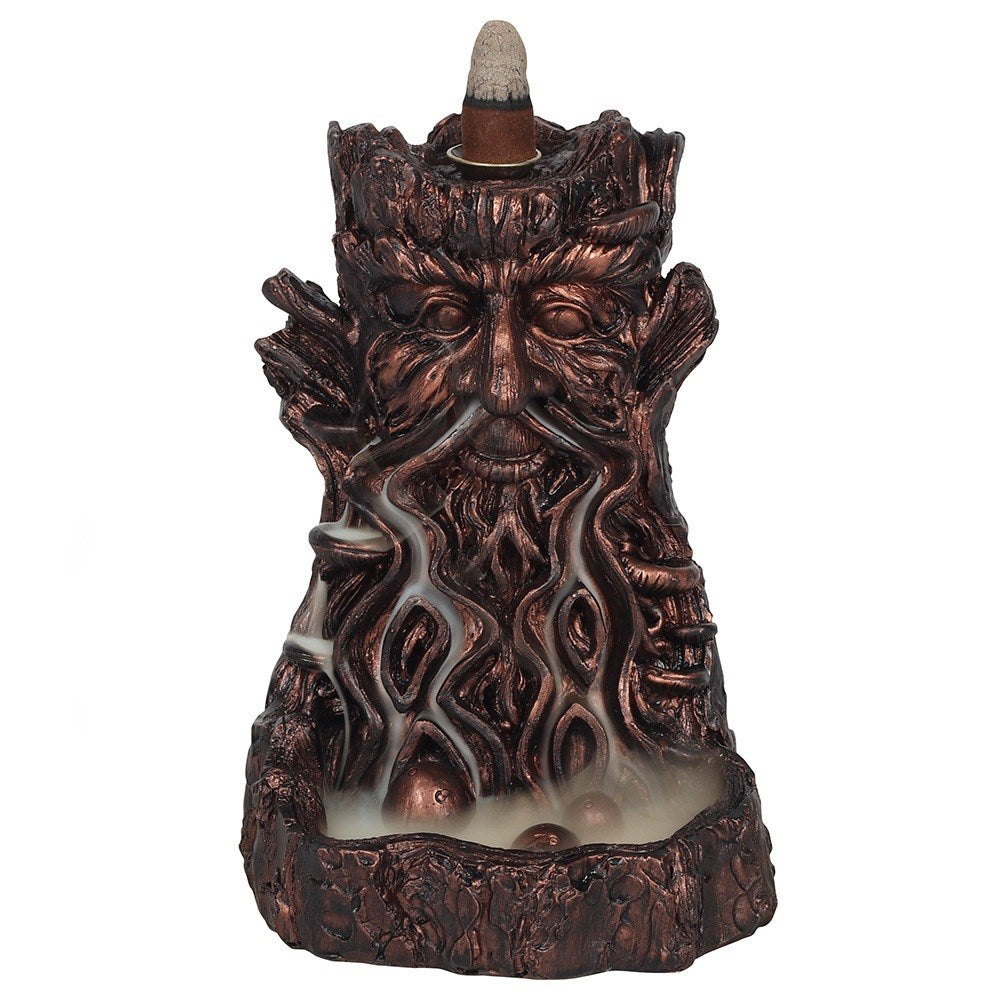 Bronze Effect Tree Man Backflow Burner