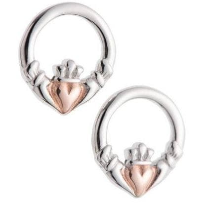 CLADDAGH EARRINGS GREEN