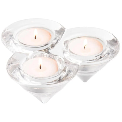Trio votive with led lights
