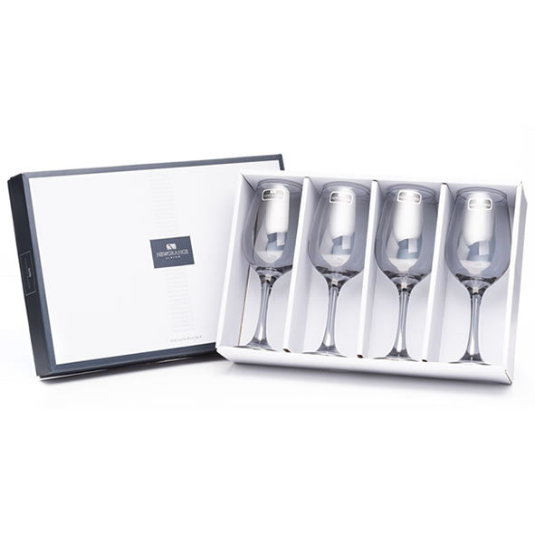 Grey Lustre Wine Glass Set of 4