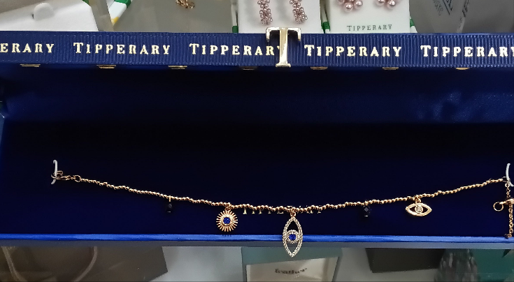 Tipperary Evil Eye Icon Bracelet Gold