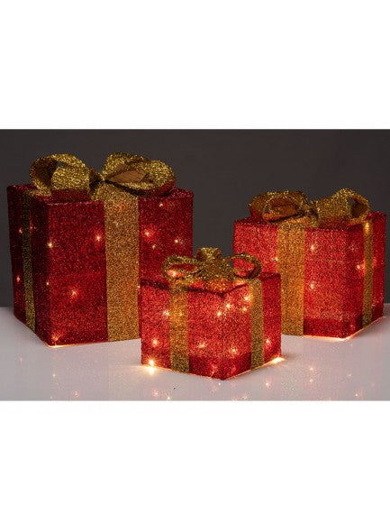 Led Present Box 3 Piece