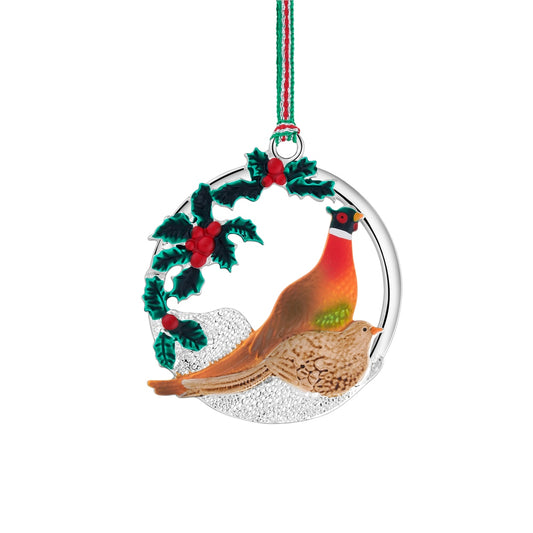 Pheasants Christmas Tree Decoration