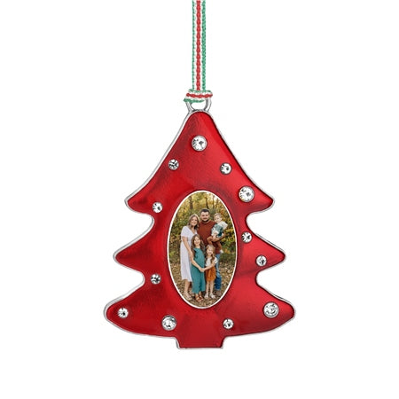 Red Christmas Tree Photoframe Decoration