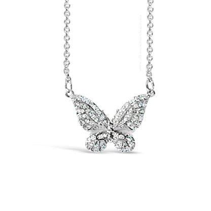 Absolute Butterfly  Sterling Silver Necklace