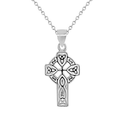 Sterling Silver Celtic Cross Pendant