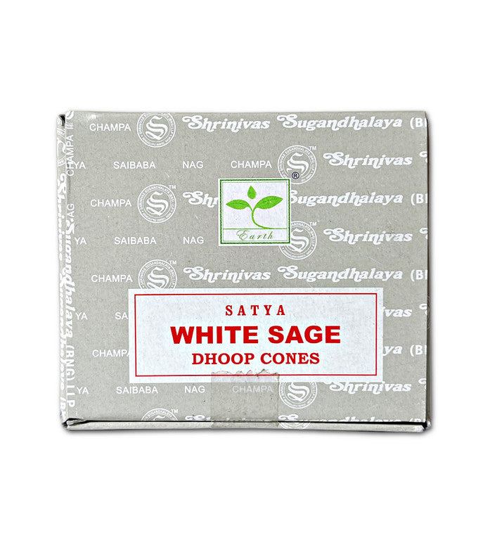 Satya White Sage Dhoop Cones