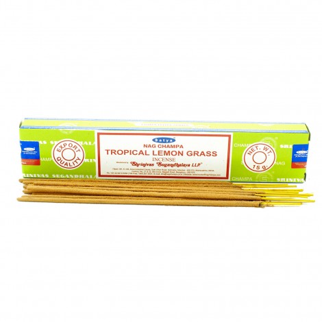 Satya Nag Champa Tropical Lemon Grass Incense