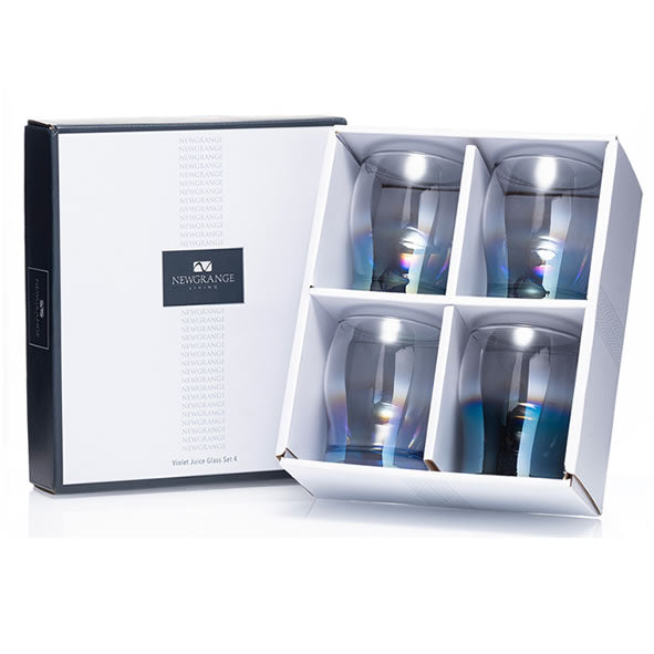 Newgrange Ultra Violet Juice Glass Set of 4